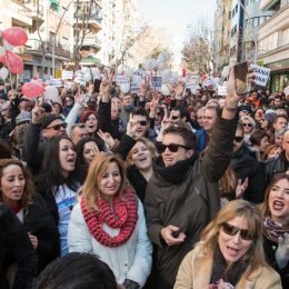 Manifestación en Granada #2HospitalesYa